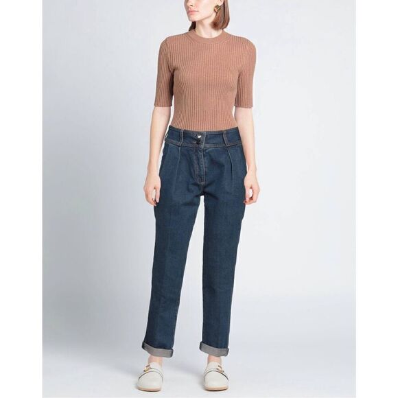 NWT Peserico High Waisted Jeans Denim Pants 6 - Picture 2 of 16